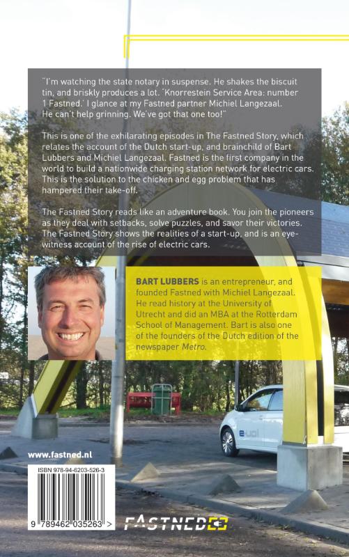 Achterkant van The fastned story