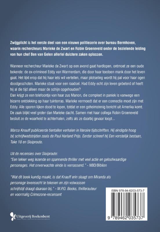 Achterkant van Zwijgplicht
