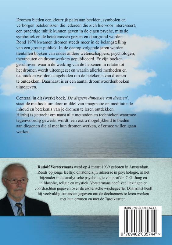 Achterkant van De diepere dimensie van dromen
