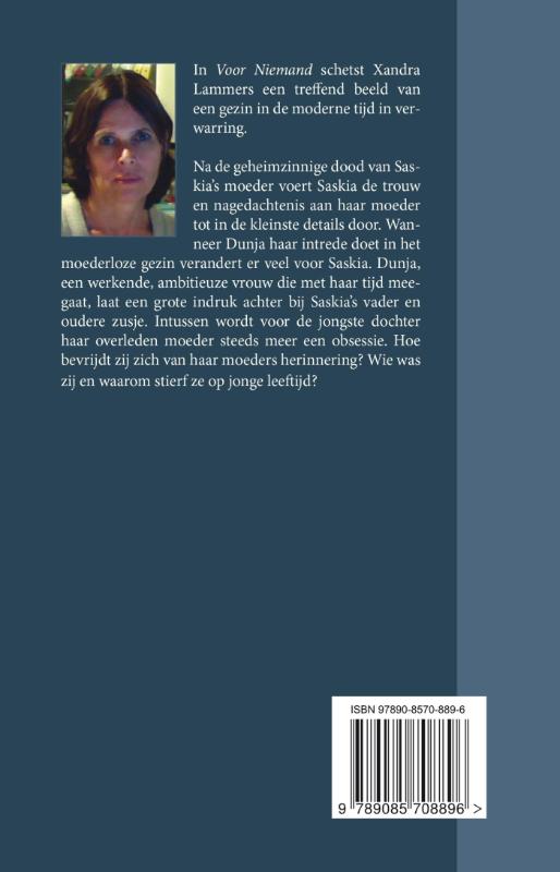 Achterkant van Voor niemand