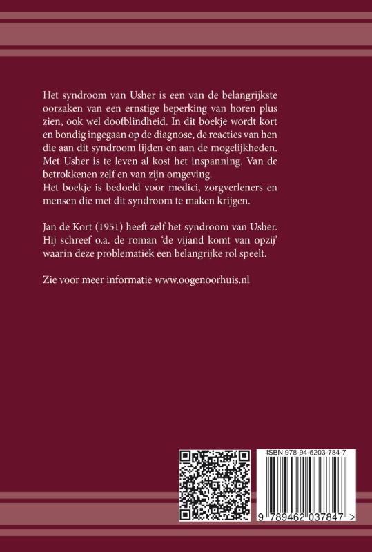 Achterkant van Het syndroom van Usher