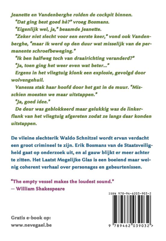 Achterkant van Het laatst mogelijke glas