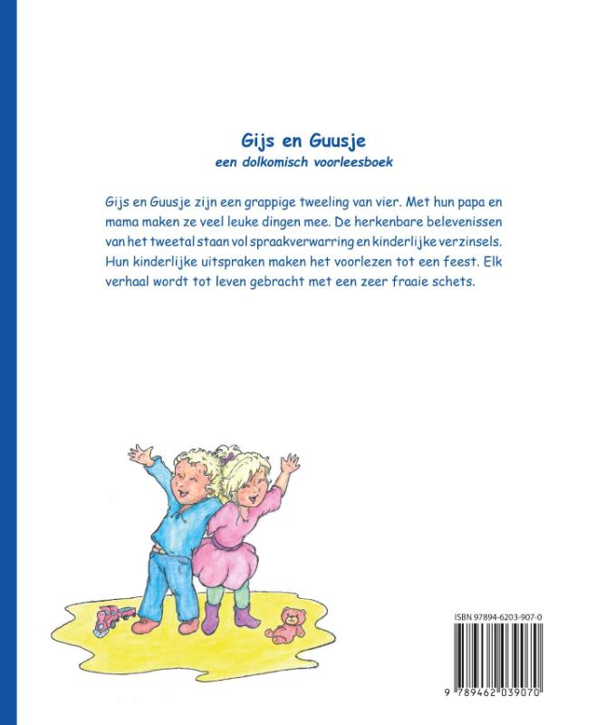 Achterkant van Gijs en Guusje