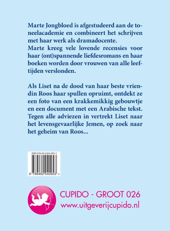 Achterkant van Een roos in de woestijn