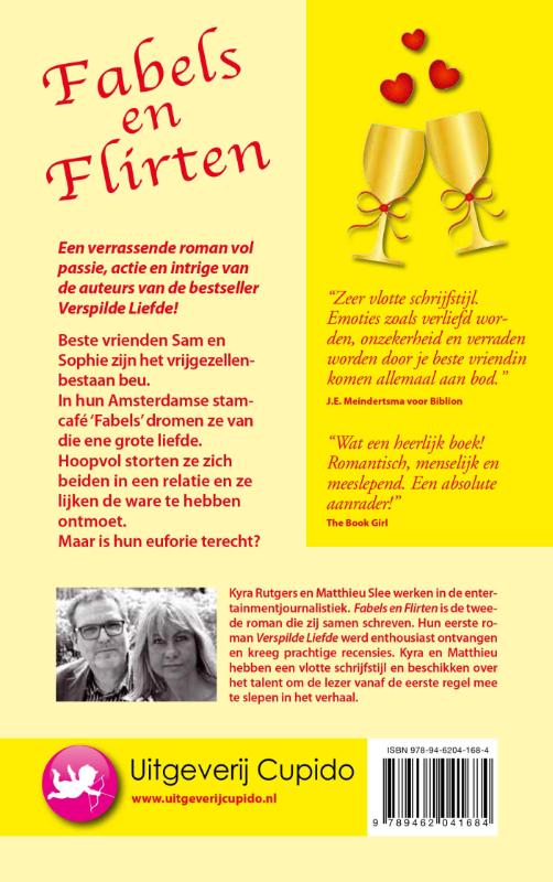 Achterkant van Fabels en flirten
