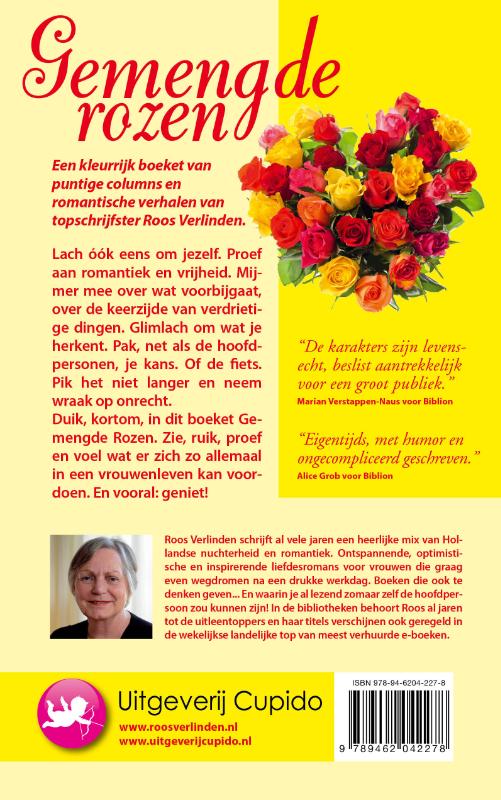 Achterkant van Gemengde rozen