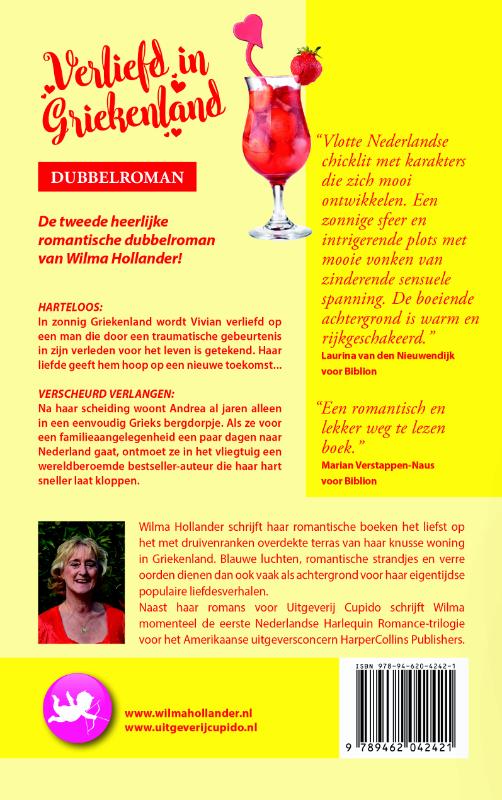 Achterkant van Verliefd in Griekenland