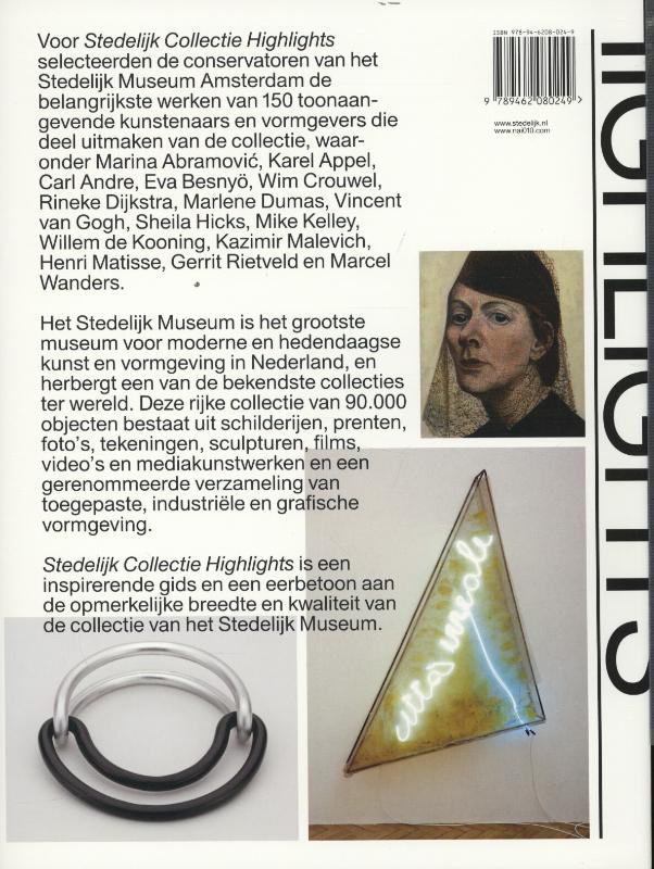 Achterkant van Stedelijk Collectie Highlights