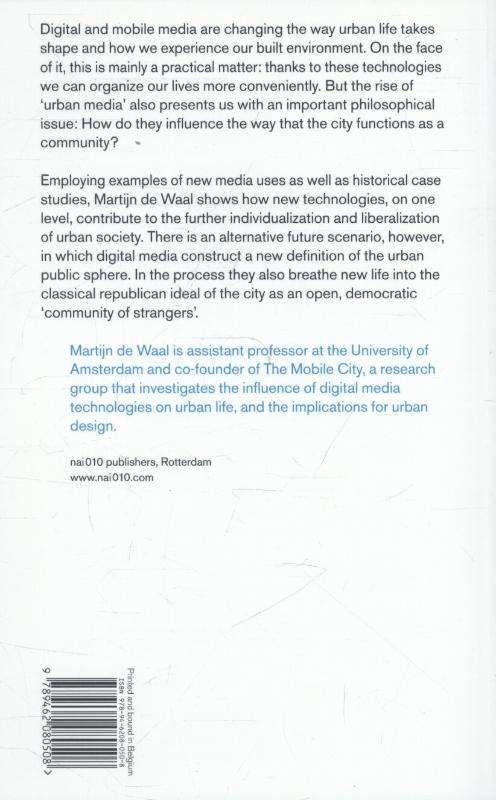 Achterkant van The city as interface