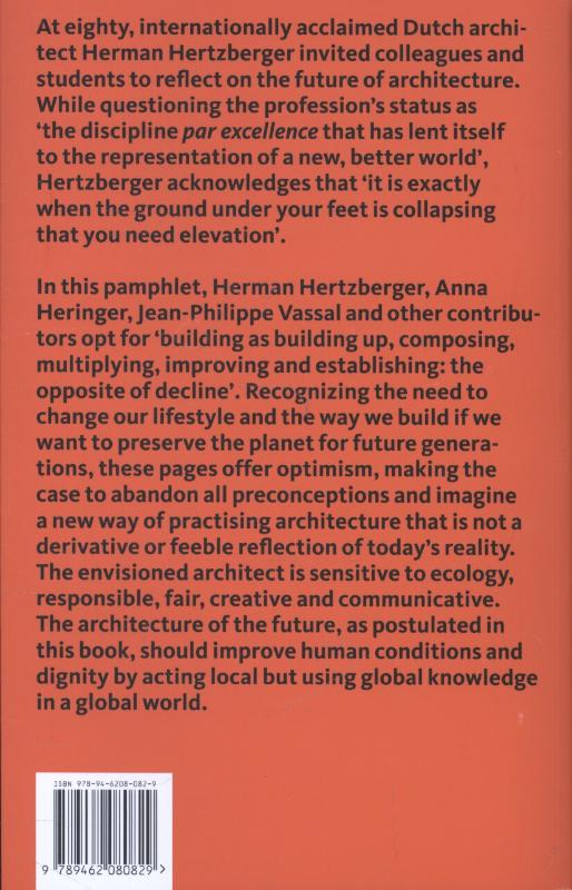 Achterkant van The future of architecture