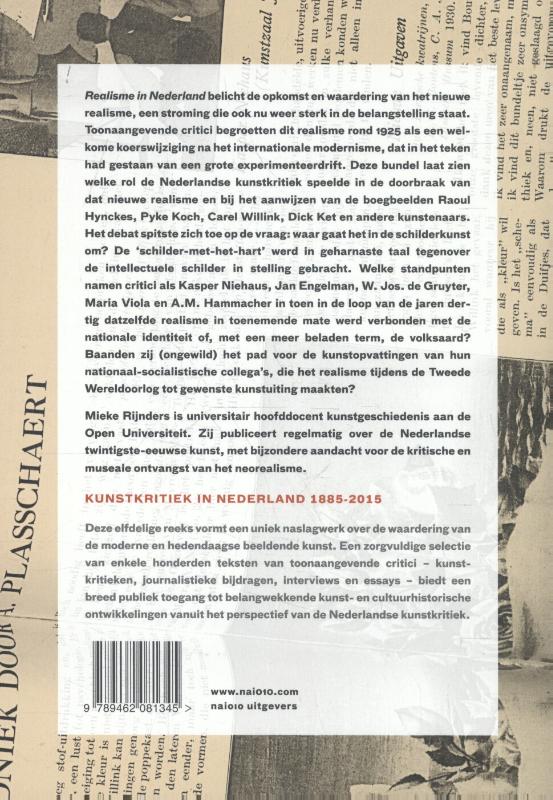 Achterkant van Realisme in Nederland 1925-1945