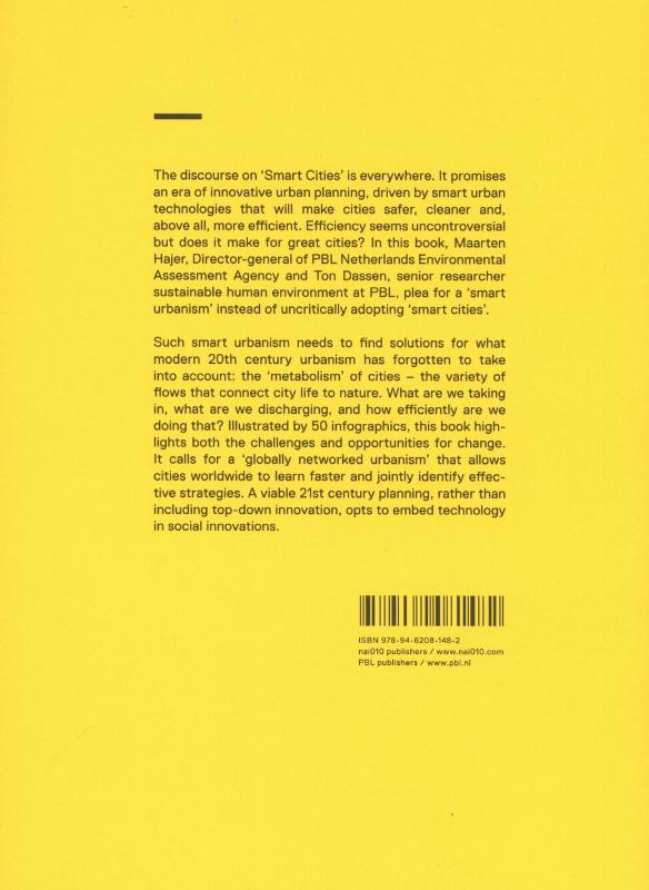Achterkant van Smart about cities