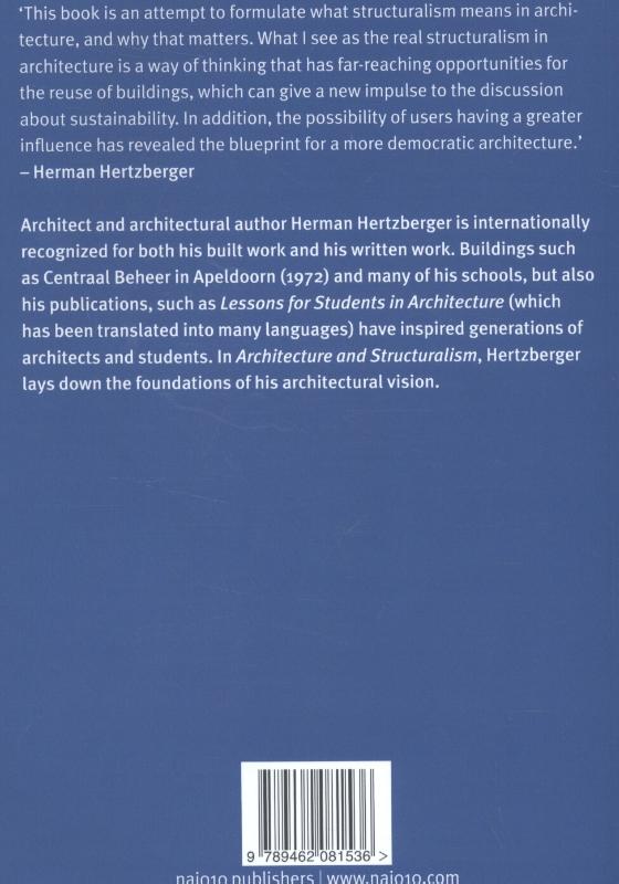 Achterkant van Architecture and structuralism