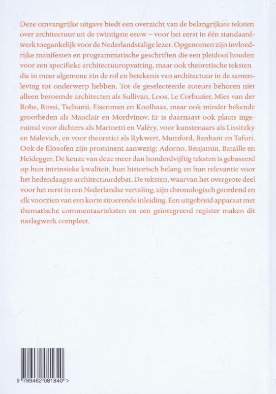 Achterkant van Dat is architectuur