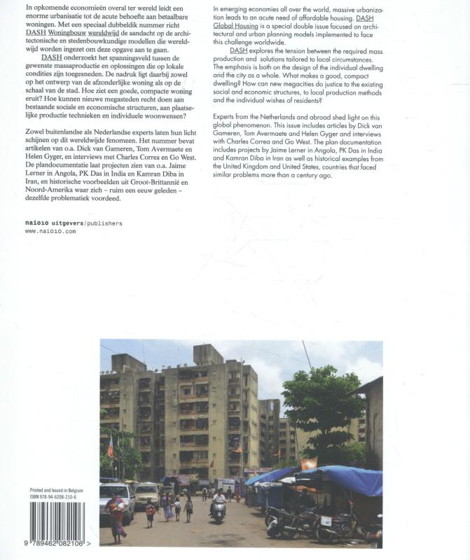 Achterkant van DASH Woningbouw wereldwijd / Global Housing