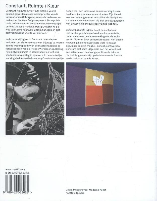 Achterkant van Constant: ruimte + kleur