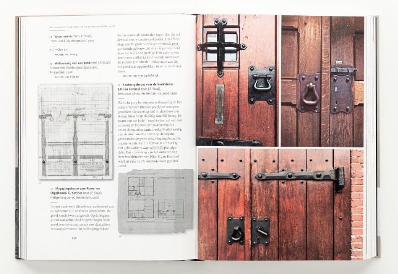 Achterkant van Het architectonisch werk van A.J. Kropholler
