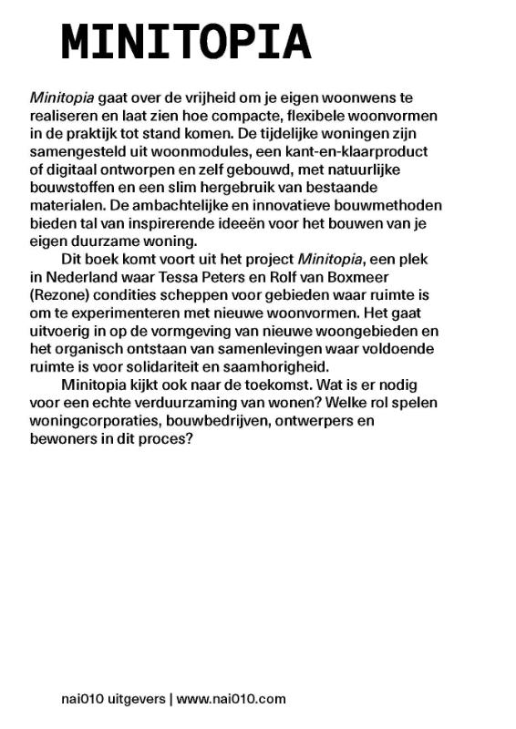 Achterkant van Minitopia