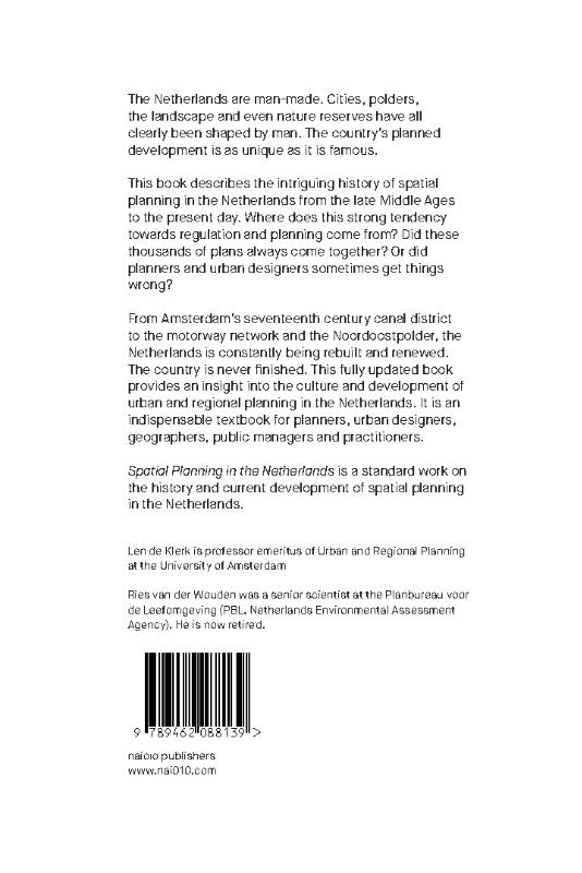 Achterkant van Spatial Planning in the Netherlands