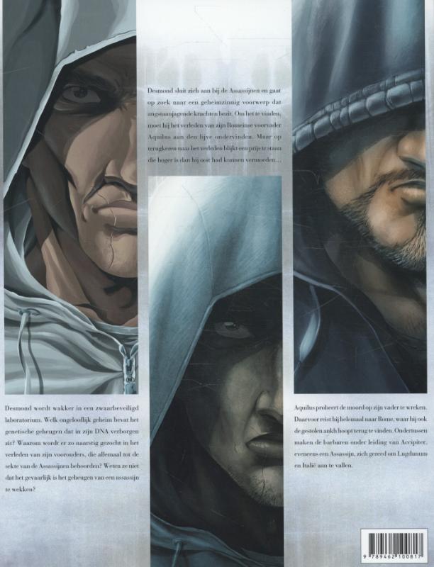Achterkant van Assassin's creed