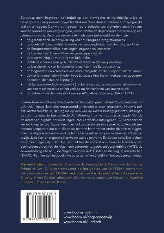 Achterkant van Europees recht begrepen