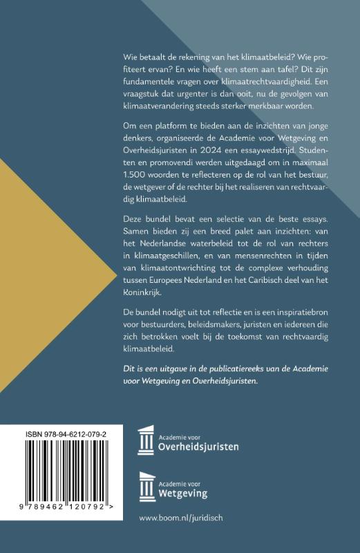 Achterkant van Klimaatrechtvaardigheid