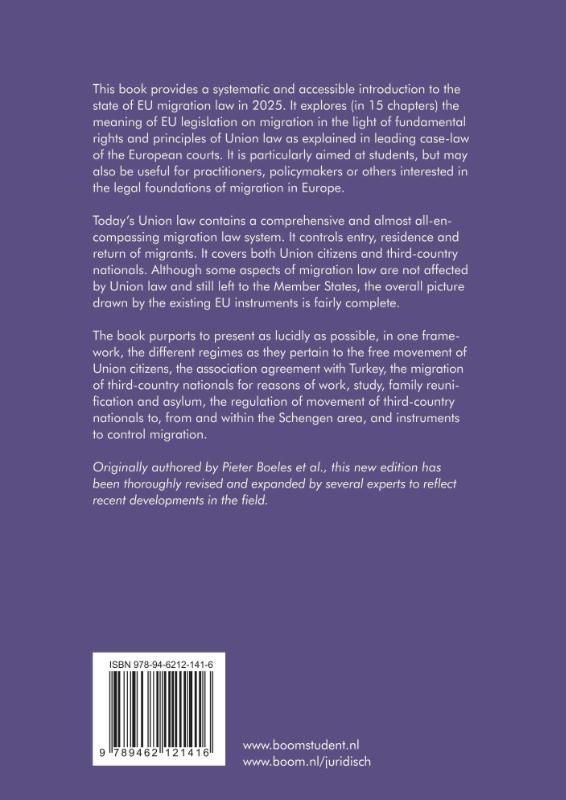 Achterkant van European Migration Law