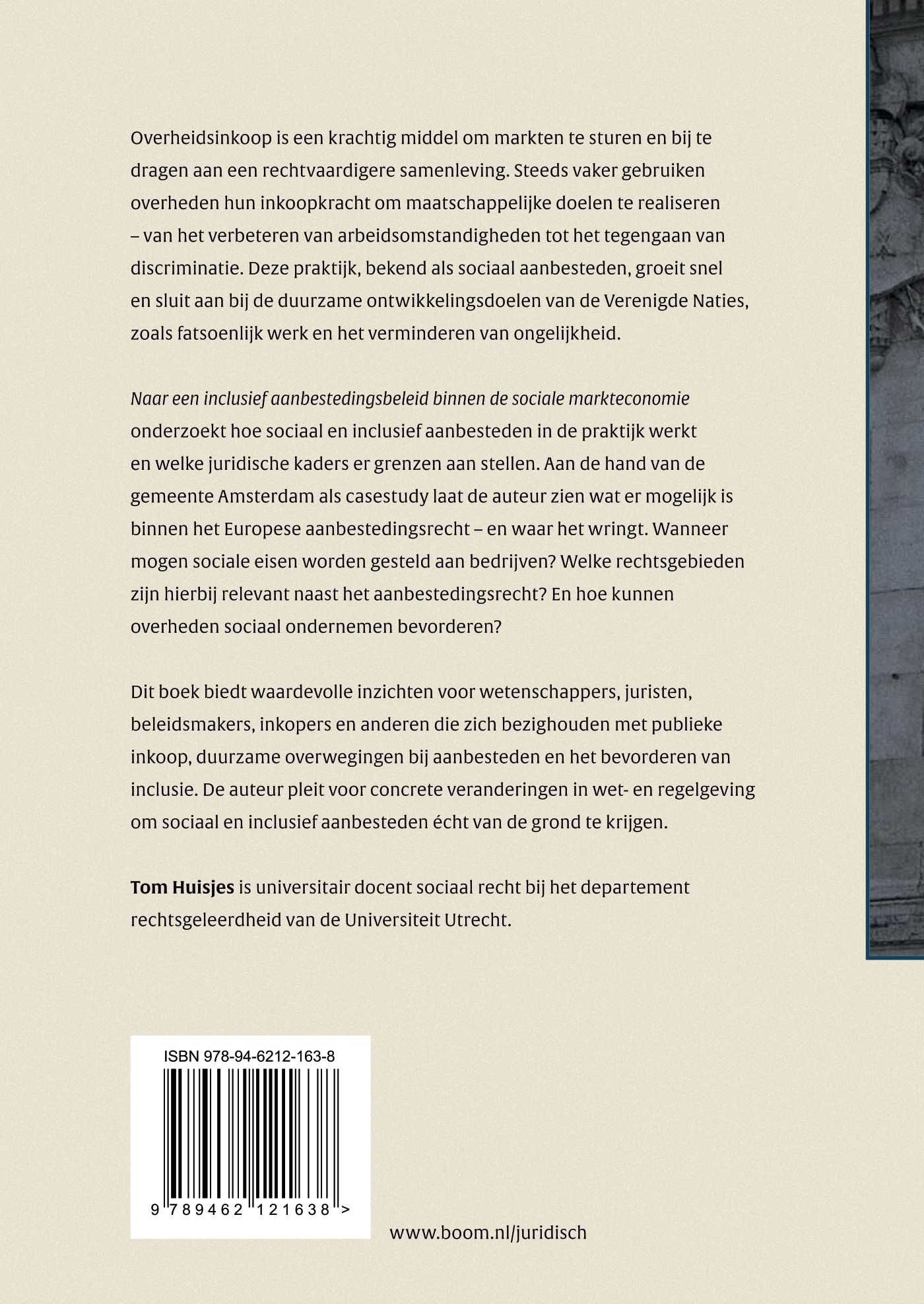 Achterkant van Naar een inclusief aanbestedingsbeleid binnen de sociale markteconomie