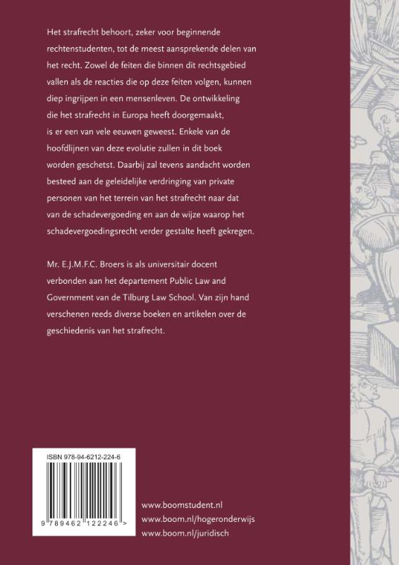 Achterkant van Straf en schadevergoeding