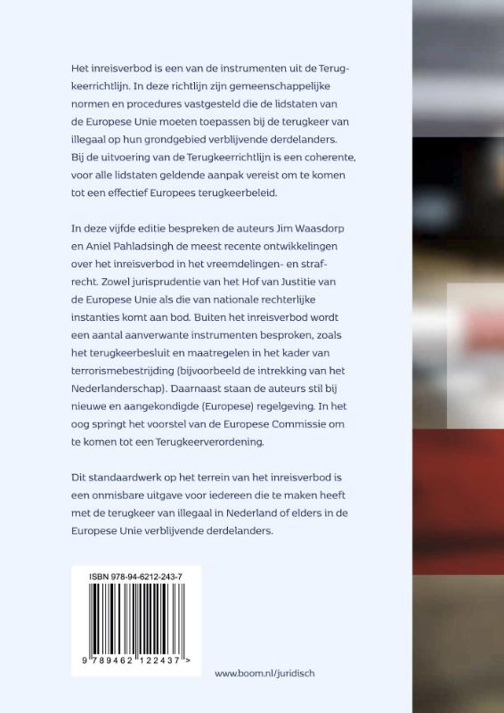 Achterkant van Het inreisverbod in vreemdelingen- en strafrecht