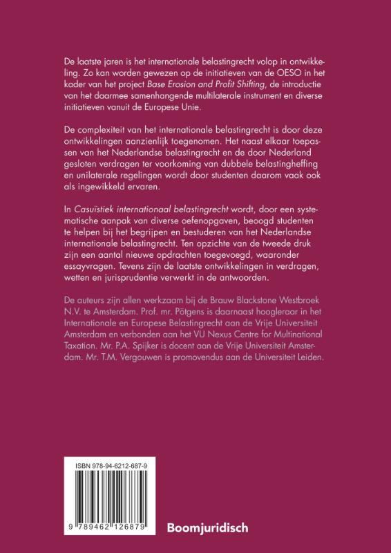 Achterkant van Casuïstiek internationaal belastingrecht