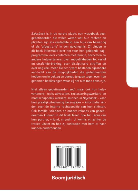 Achterkant van Bajesboek