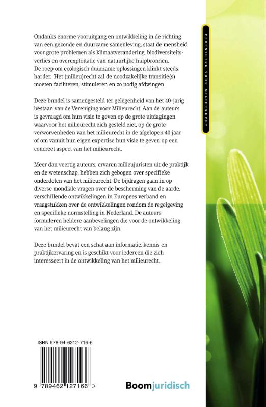 Achterkant van Milieurecht in transitie