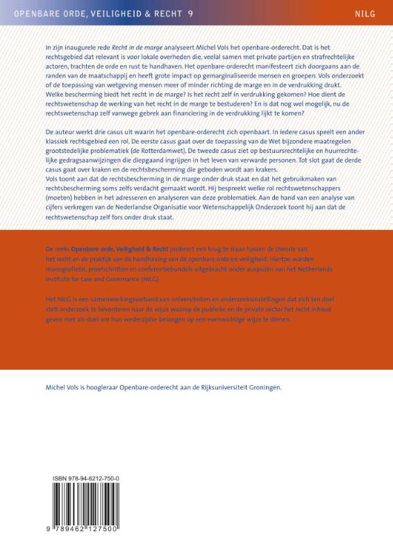 Achterkant van Recht in de marge