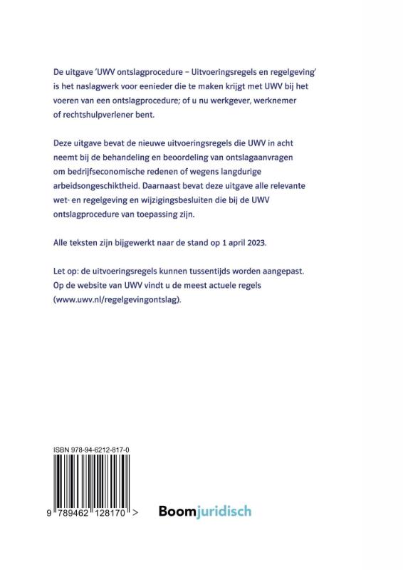 Achterkant van UWV ontslagprocedure
