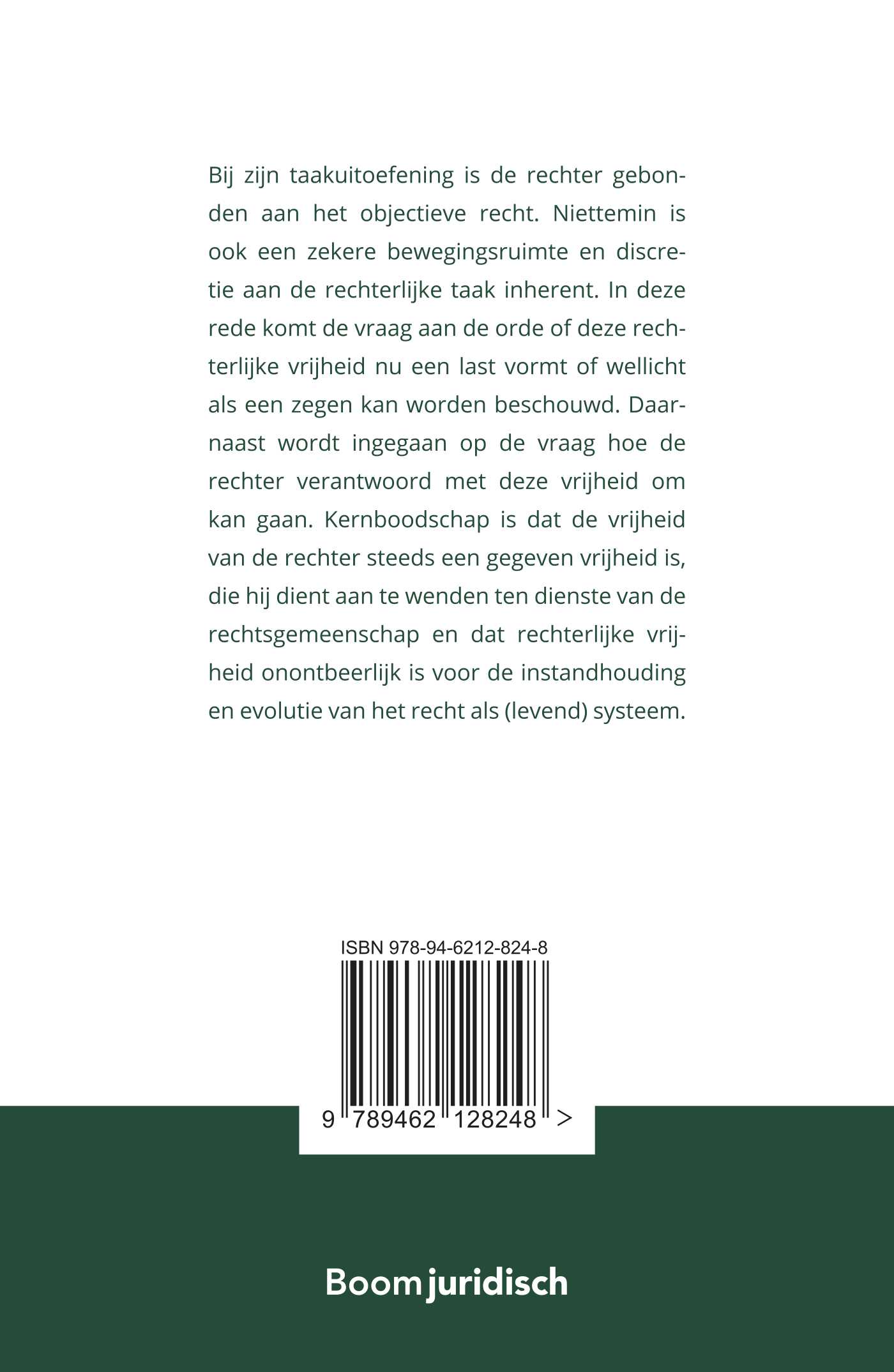 Achterkant van Rechterlijke discretie