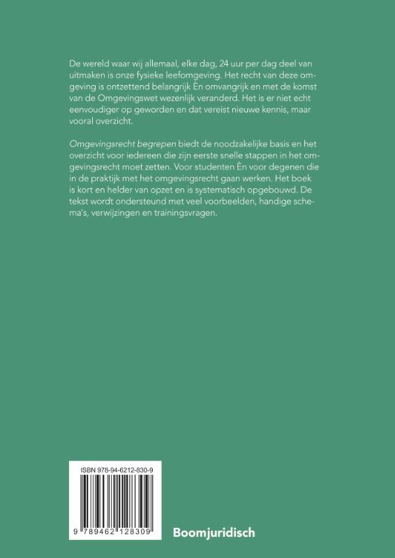Achterkant van Omgevingsrecht begrepen