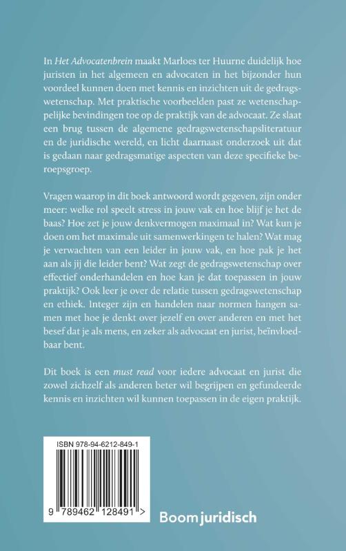 Achterkant van Het advocatenbrein