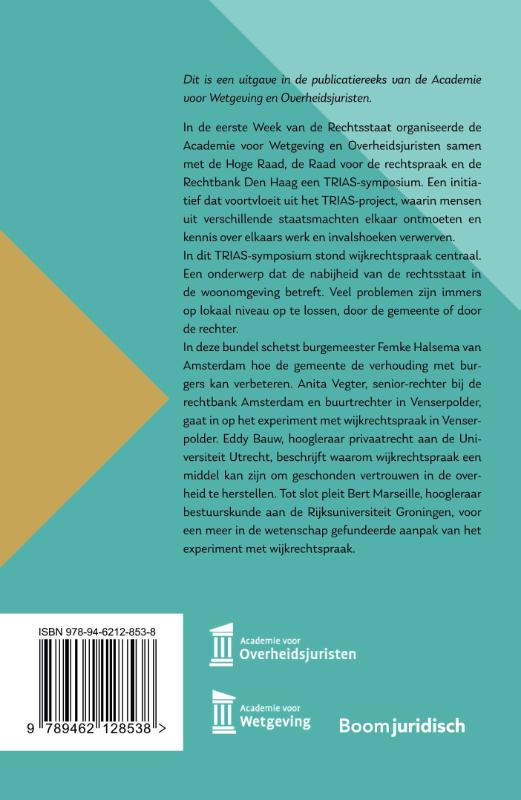 Achterkant van Wijkrechtspraak