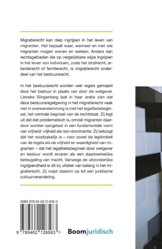 Achterkant van Een uitzonderlijke toestand