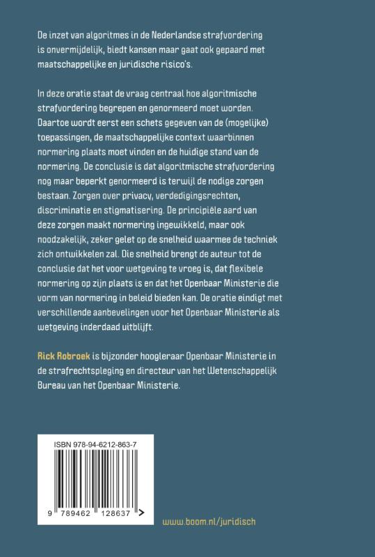 Achterkant van Algoritmische strafvordering