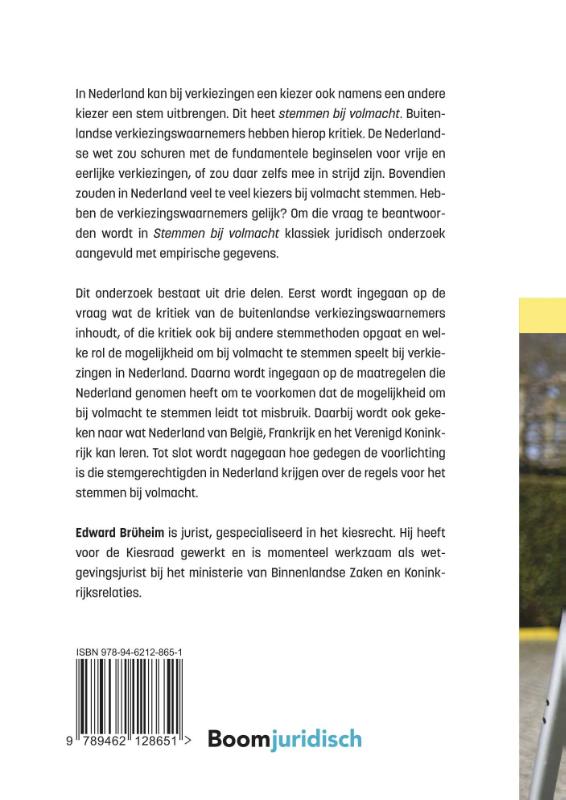Achterkant van Stemmen bij volmacht