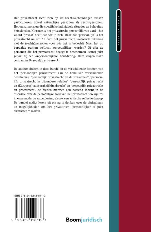 Achterkant van Persoonlijk privaatrecht