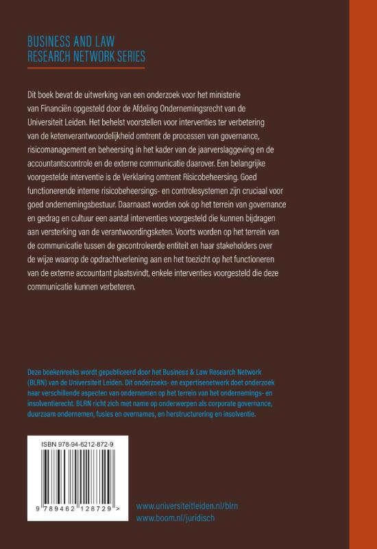 Achterkant van Versterking verantwoordingsketen