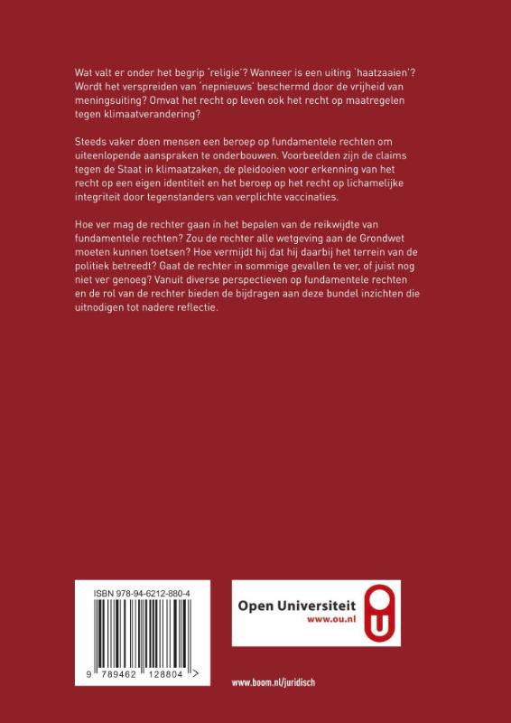 Achterkant van Fundamentele rechten en de rol van de rechter