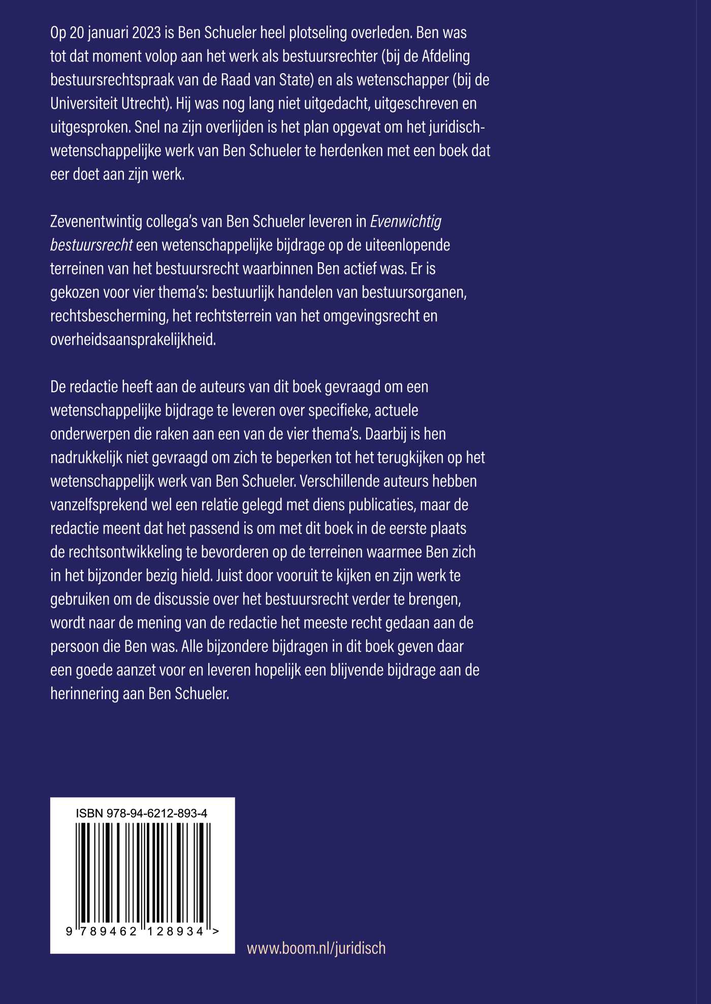 Achterkant van Evenwichtig bestuursrecht