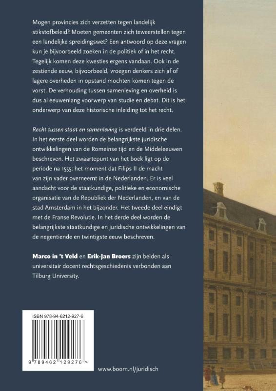 Achterkant van Recht tussen staat en samenleving
