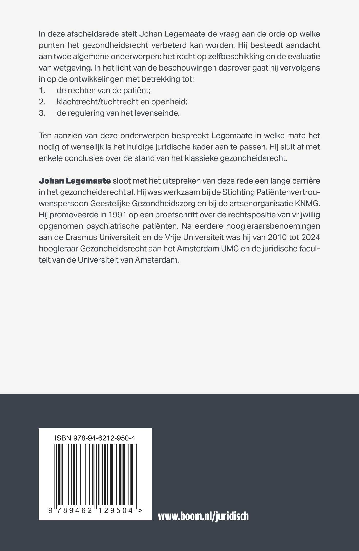 Achterkant van Beter (met) gezondheidsrecht
