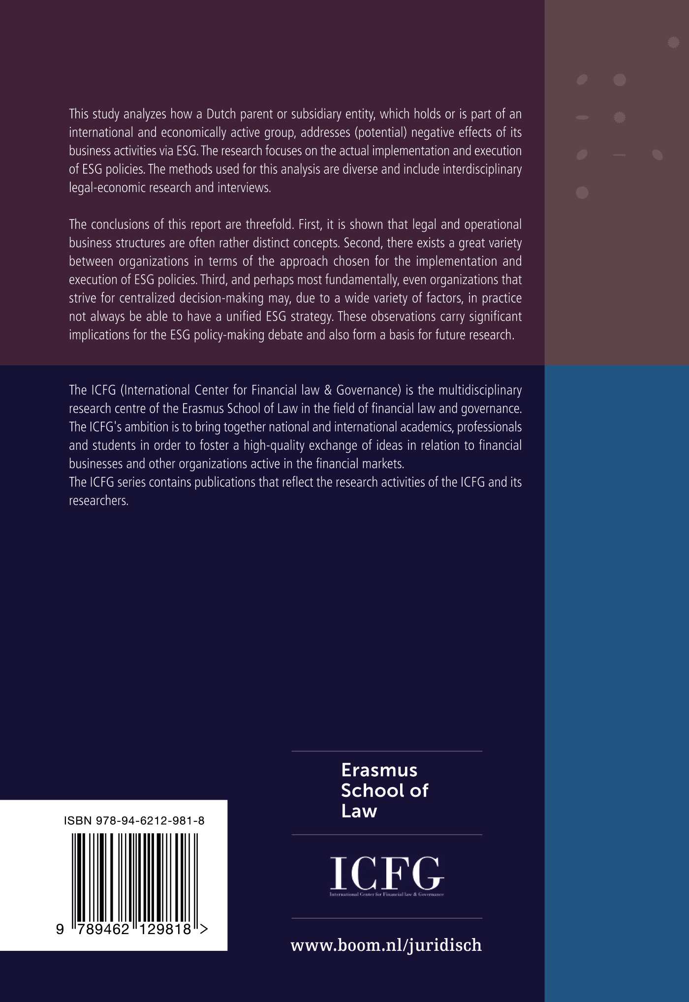 Achterkant van Intra-Group ESG Dynamics