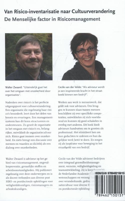 Achterkant van Van risico-inventarisatie naar cultuurverandering
